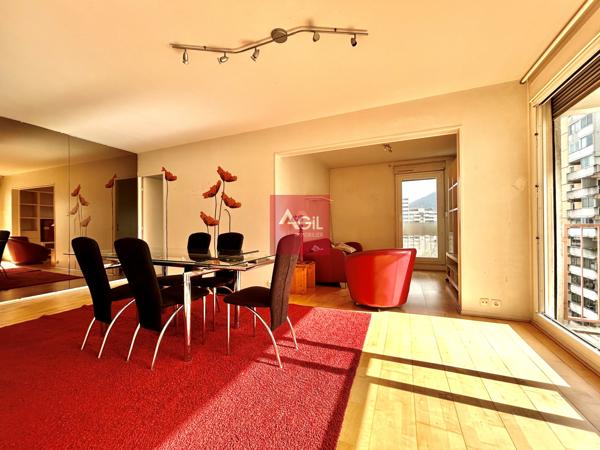GRENOBLE - Avenue de Constantine : T4 au 8ème étage avec balcons et cave.