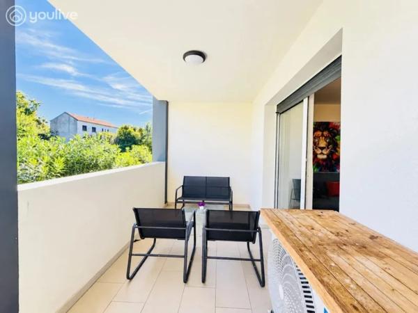 Moriani appartement t2 avec grande terrassse