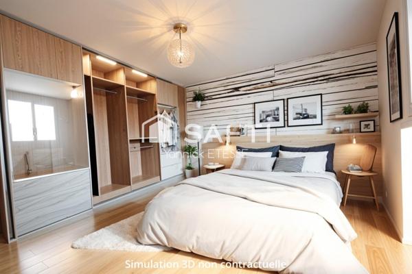 Posez vos valises, appartement duplex lumineux entièrement rénové de 97 m2 !