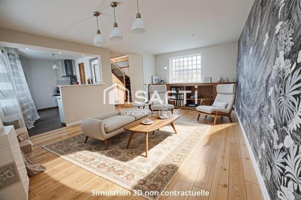 Posez vos valises, appartement duplex lumineux entièrement rénové de 97 m2 !