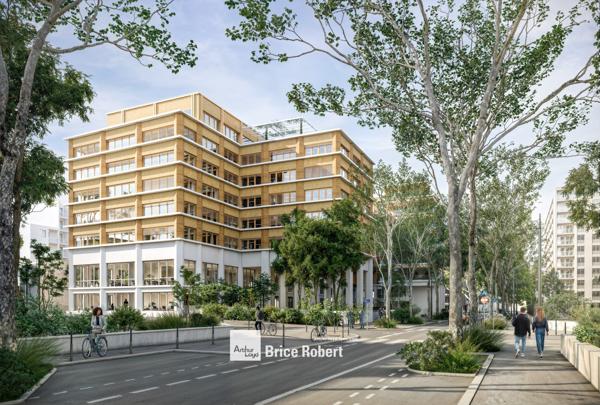 Bureaux neufs à vendre ou à louer Lyon Part-Dieu avec rooftop paysager