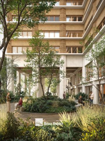 Bureaux neufs à vendre ou à louer Lyon Part-Dieu avec rooftop paysager