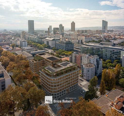 Bureaux neufs à vendre ou à louer Lyon Part-Dieu avec rooftop paysager