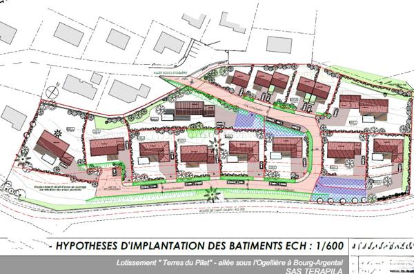 Bourg Argental 42220 parcelles de terrain constructible
