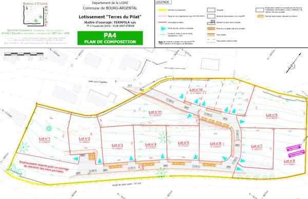 Bourg Argental 42220 parcelles de terrain constructible