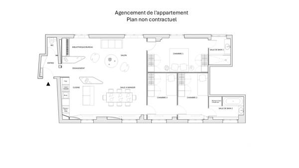 Appartement à vendre 5 pièces 96,1 m² Paris 5