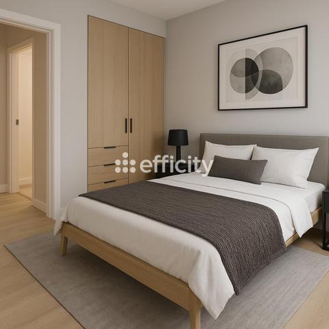 Appartement 2 pièces - 44 m² Exclusivité efficity