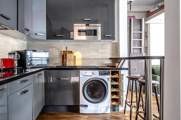 Appartement Paris 19e studio proche Buttes-Chaumont