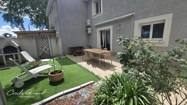 Exclusivité, Maison à vendre 4 pièces CERS (34) jardin, piscine, parking, 5km des plages