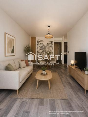 Appartement T2 avec Terrasse sans vis-à-vis