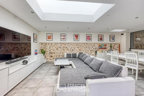 Appartement type loft avec patio