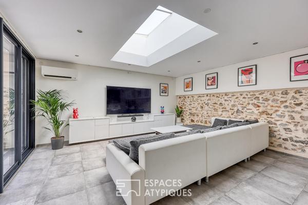 Appartement type loft avec patio