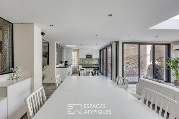 Appartement type loft avec patio