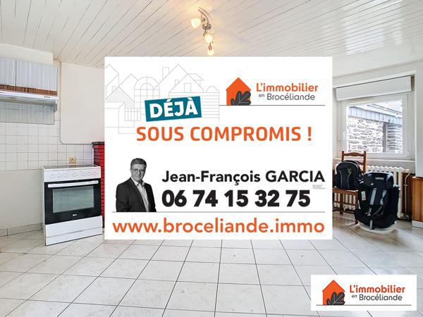 Maison de bourg avec jardin au coeur de Plélan-le-Grand