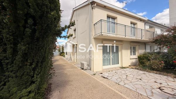 Maison familiale, 4 chambres, 2 SDB, véranda, garage 70m²