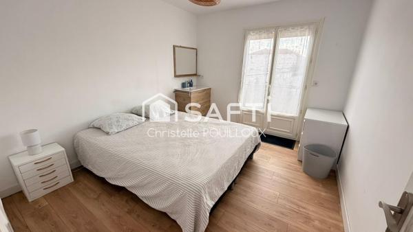 Maison familiale, 4 chambres, 2 SDB, véranda, garage 70m²