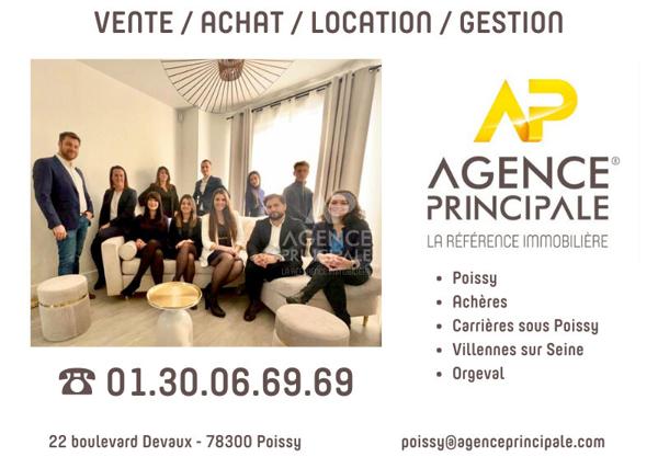 Appartement Poissy 1 pièce(s) meublé 19.40 m2 Loyer 716 €/mois charges comprises **  - Référence  9212