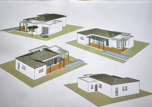 Terrain constructible de 839,00 m² MAGALAS (34) avec villa plain pied 4 faces