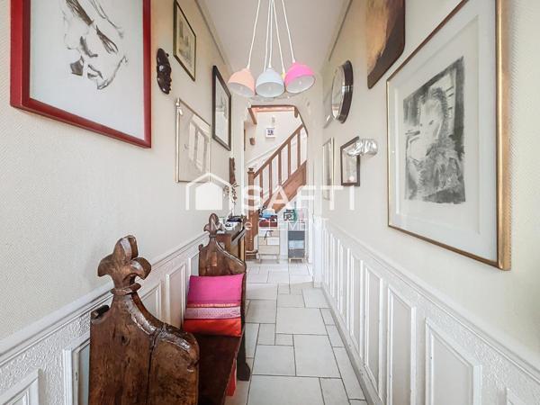 Maison d'architecte au coeur de la ville, 5 chambres, garage jardin sans vis à vis