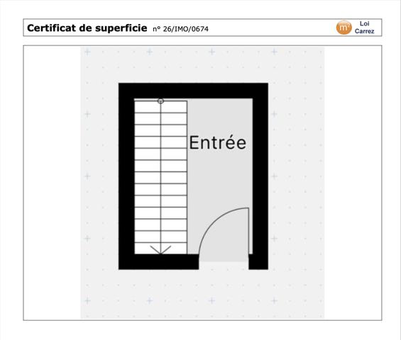 Appartement 2 pièces - 29 m² Exclusivité efficity