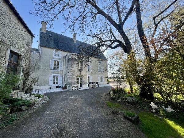 Château avec piscine chauffée, vastes dépendances, possibilité chambres d'hôtes Chef boutonne