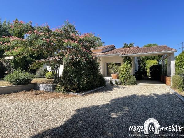 Location Maison d'architecte - 4 pièces - 116m² - Parc de 1100m² et atelier - COGNAC