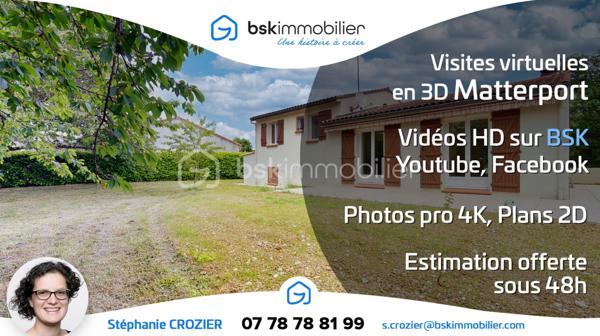 Rare sur le secteur de Péchabou, découvrez cette maison familiale lumineuse, traversant Sud/Nord et parfaitement entretenue d’environ 100 m², implantée sur une magnifique parcelle arborée et entièrement clôturée de 900 m².

Dès l’entrée, vous serez séduits par les volumes et la luminosité de la pièce de vie chaleureuse, agrémentée d’une belle cheminée permettant de redistribuer la chaleur vers l’espace nuit. La maison a bénéficié de nombreux travaux récents avec peintures, sols, entrée et extérieurs repris avec soin. Les travaux réalisés sont sous garantie décennale.

La cuisine indépendante, située côté jardin, est fonctionnelle et pleine de potentiel. Son style rustique pourra facilement être modernisé ou ouvert sur le séjour selon vos envies afin de créer une vaste pièce de vie contemporaine. Une belle terrasse carrelée prolonge agréablement les espaces de vie à l'extérieur et bénéficie d’un store banne électrique pour profiter pleinement des beaux jours.

Un demi-niveau dessert trois belles chambres lumineuses avec parquet bois, un WC indépendant ainsi qu’une salle de bain familiale avec double vasque et rangements. Les combles ont bénéficié d’une isolation renforcée. À noter : le lambris présent dans les trois chambres est uniquement décoratif, avec placo en support.

En demi sous-sol, vous profiterez d’un grand garage de 28 m² avec porte sectionnelle et une fenêtre : lumière naturelle idéale pour le bricolage ou le stockage. Une buanderie indépendante complète cet espace avec emplacement machines et ballon d’eau chaude et bouteille de gaz pour cuisiner. Une quatrième chambre indépendante à ce niveau pourra parfaitement convenir à un adolescent, un espace télétravail ou une profession libérale grâce à un accès possible via le garage.

À l’extérieur, la maison bénéficie d’un environnement calme sans vis-à-vis avec deux magnifiques cerisiers actuellement en pleine saison. Le terrain est entièrement clôturé avec portail coulissant motorisé et une entrée goudronnée récente particulièrement soignée.

Aujourd’hui équipée de chauffage électrique complété par la cheminée, cette maison offre également un beau potentiel d’optimisation. L’installation d’une pompe à chaleur, en système gainable ou splits, permettrait d’améliorer encore davantage le confort.

Une maison lumineuse, évolutive et très bien entretenue, idéale pour une famille recherchant le calme tout en restant proche des commodités et de Toulouse.

Contactez Stéphanie Crozier, votre conseiller immobilier, spécialiste du secteur.
Collaboration inter-agences acceptée dans le respect des règles de partage, afin de maximiser les opportunités pour les acquéreurs et les vendeurs.