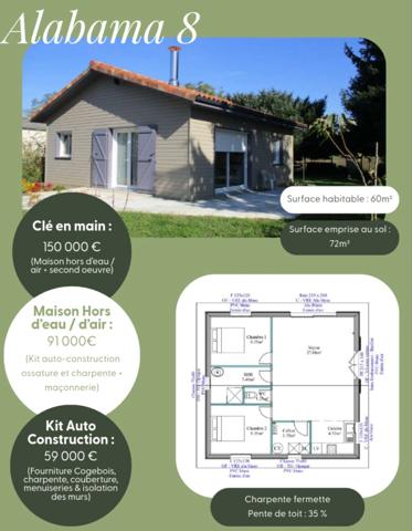 Terrain à vendre de 900,00 m² LE HOUGA (32) LOT 05