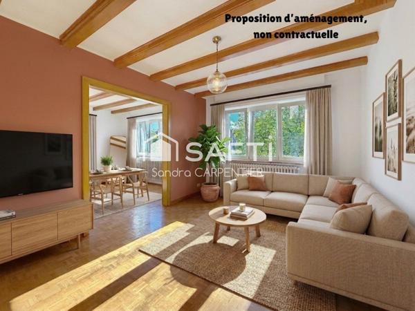 Maison familiale avec dépendance de 68 m² et beau potentiel – Geispolsheim Village