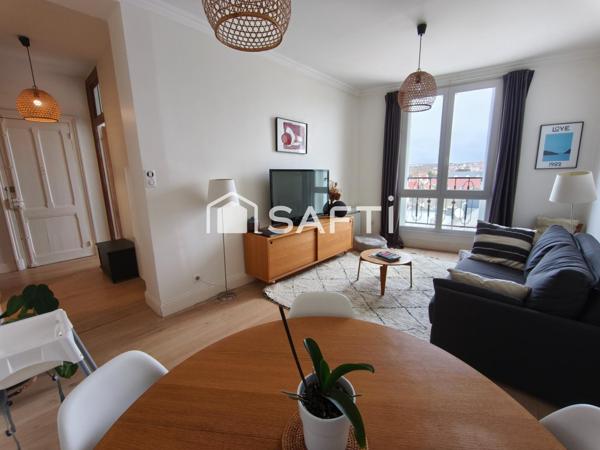 Appartement T2 de 43 m2 à 2 minutes de la plage