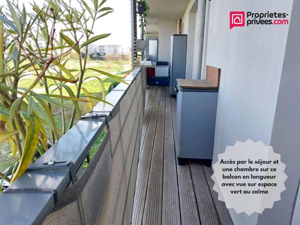 Appartement F4 84m² avec terrasse de 76m², 2 balcons + 2 parkings