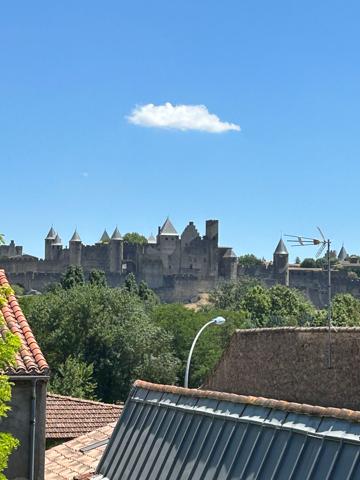 Carcassonne quartier Bellevue - Appartement 3 pièces en location vue sur la Cité médiévale