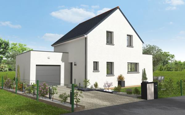 Terrain + Maison à vendre 5 pièces - 100 m²
