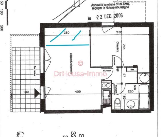 Appartement à vendre 2 pièces de 33 m²