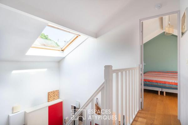 Maison avec terrasse arborée à la lisière du 20e