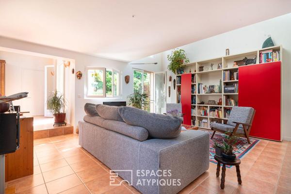 Maison avec terrasse arborée à la lisière du 20e
