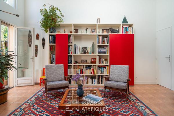 Maison avec terrasse arborée à la lisière du 20e