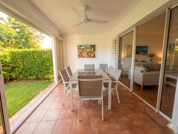 T3 de 73 m² en rez-de-chaussée à Le Gosier avec jardin privatif