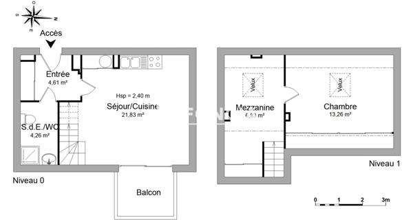 Location Appartement 2 pièces 50.79 m² - Collonges 01550