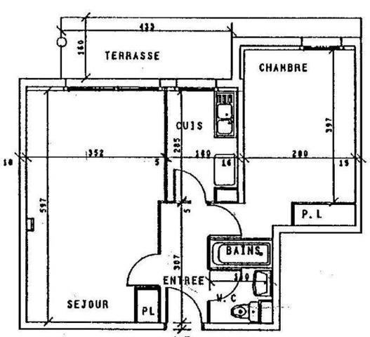 Appartement 2 pièces - 44000 Nantes -  Dalby