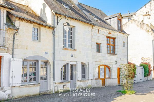 Charmante maison en tuffeau à pied du centre de Saumur