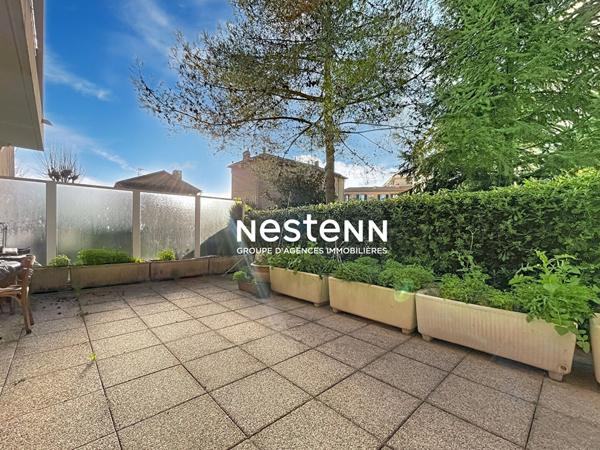 Vallauris - T3 de 77m² en rez-de-jardin - 60 m² de terrasse - Garage
