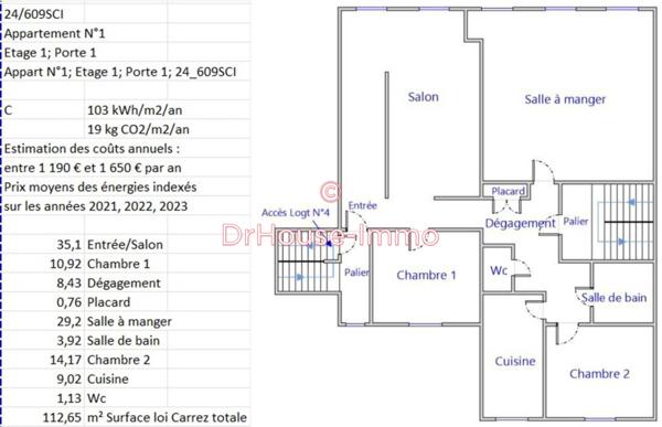 Immeuble à vendre 17 pièces de 398 m²