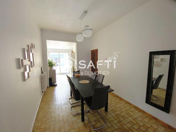 Maison saint-quentinoise lumineuse en excellent état avec 3 chambres