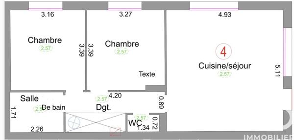 Appartement à vendre 3 pièces 57 m² Selles-sur-Cher