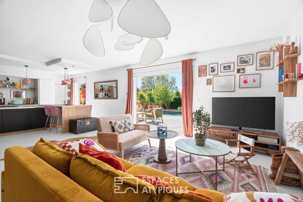 Villa méditerranéenne avec piscine et jardin paysager