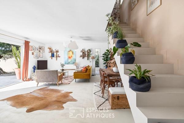 Villa méditerranéenne avec piscine et jardin paysager