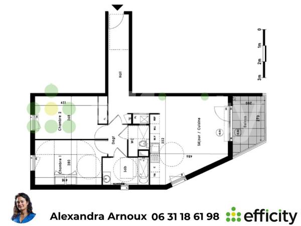 Appartement 3 pièces - 68 m²