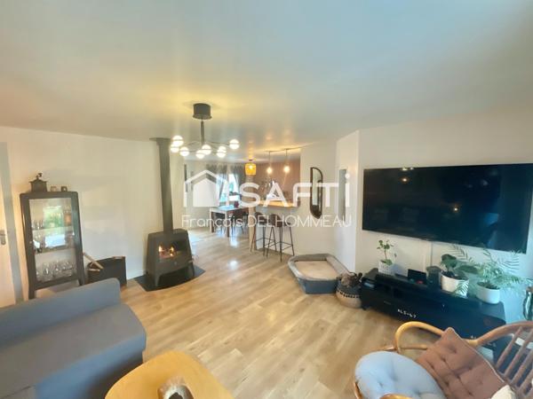 maison plain pied, 3 chambres, garage, terrain clos