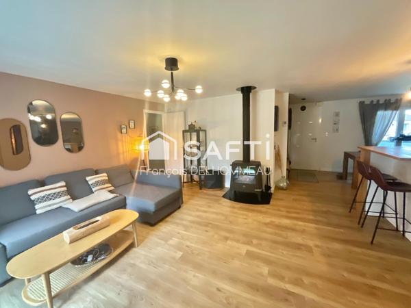 maison plain pied, 3 chambres, garage, terrain clos